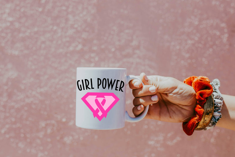 Girl Power - Breast Cancer Awareness Mug