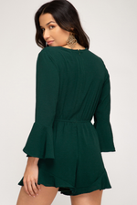 Sassy Bell Sleeve Romper