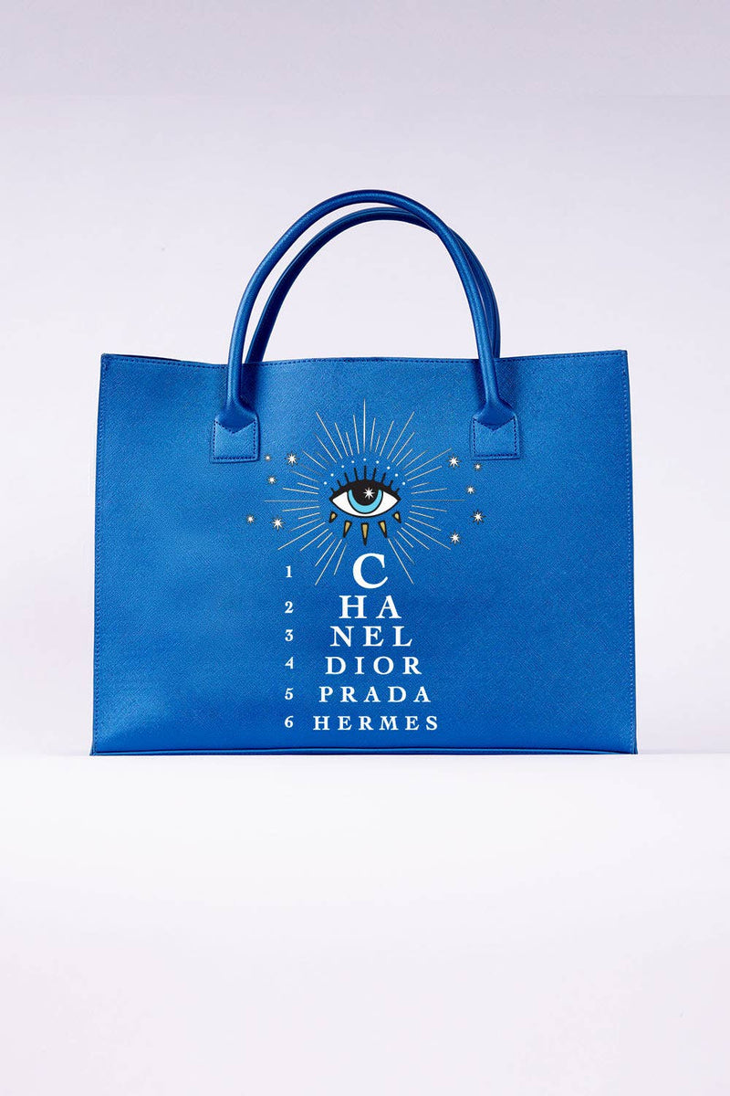 Electric Blue Stylish Tote